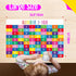 6 Pack Placemats for Kids, Non-Slip Washable, Reusable Alphabet, Number, Month, Color & Emotion Educational Placemats