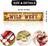 Cowboy Party Decorations, Western Scene Setters for Cowboy Decorations Party, Wooden House Barn Banner