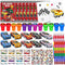 144 Pcs Race Car Coloring Book Bulk,Checkered Flags Racing Party Favors Goodie