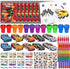 144 Pcs Race Car Coloring Book Bulk,Checkered Flags Racing Party Favors Goodie