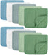 NUEUAP Muslin Burp Cloths, Soft, Breathable, Skin-Friendly and Non-irritating.Baby Essentials .Size 20X10 Inches,Easy