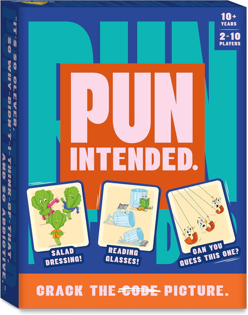 Gouda Games Pun Intended - Hilarious Picture Guessing Card Game for Families