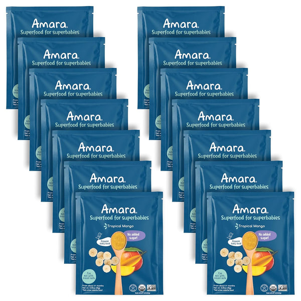 Amara Organic Baby Food - Stage 2 - Tropical Mango - Baby