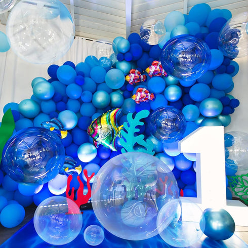 Sratte 20 Pcs Inflatable Beach Balls - Multiple Sizes PVC Swimming Pool Balls for Summer Pool Toys and Party Favors