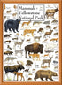 MasterPieces 1000 Piece Jigsaw Puzzle - Mammals of Yellowstone National Park, 19.25" x 26.75" for Adults, Family, or