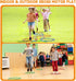 2-Set 20 (11-inch) 30 Hopscotch Rings, Round Hoops + Connectors, Agility Rings for Kids, Builds Gross Motor Skills