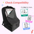 Backpack J.L. Childress Padded Car Seat Bag - Car Seat Travel Bag for Airplane, Cover Fits Most Baby & Infant Carriers