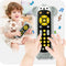 Baby Remote Control Toy with Monkeys Silicone Cover, Educational Musical Toy with Lights and Sounds for Boys Girls
