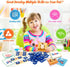 Learning Toys for Kids 3-5 Years Old, 116Pcs Short Vowel Letters Sorting Spelling Reading Toy Set