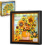 HOGOKIDS Flowers Sunflower Building Set with Lights - 807PCS Painting Frame Artwork