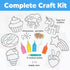 Creativity for Kids Easy Sparkle Window Art Kit, Paint and Decorate 7 DIY Suncatchers for Kids Ages 6-8+