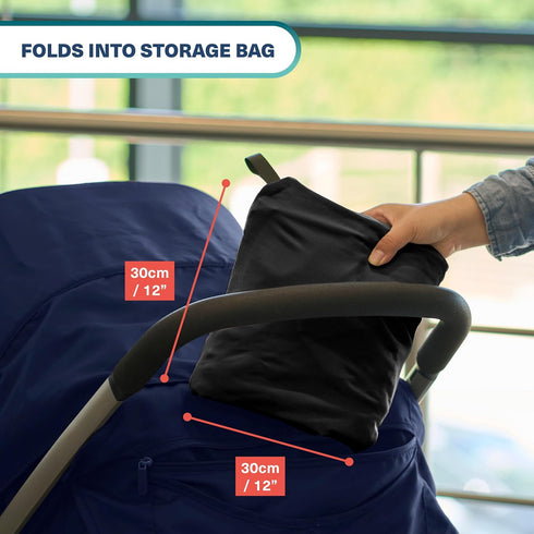 45" Bramble Stroller Travel Bag for Airplane - Drawstring Closure, ID, Padded Adjustable Strap - Gate Check Stroller