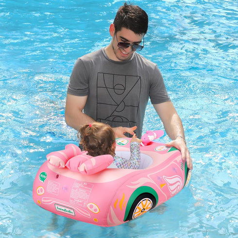Inflatable Toddler Pool Float with Seat - Airplane Design for Kids
