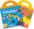 Reusable Sticker Book for Kids 2-4, 2 Sets Vehicle & Dinosaur Sticker Busy Book, Educational Learning Toys for Toddler