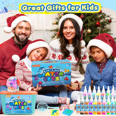 20 24 4 5 6 7 8 9 10 Magic Water Elf Toy Kit, Water Gel Kit Pets, Gels & Molds, Make Your Own Squishies Sensory Toys