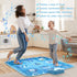 GirlsHome Dance Mat - Frozen Electronic Dance Pad with 5 Game Modes, Built-in Music, LED Kids Musical Mat