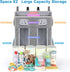 Accmor Changing Table Diaper Organizer, Hanging Diaper Caddy Organizer Stacker for Cribs Changing Table Playard Wall