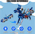 2 Aimery Collision Transforming Dinosaur Car Toy, Magnetic Cars Convert into Dinosaur Toys,Dino Robot Toy, Boys
