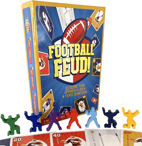 Fast, Fun Football Card Game for Families, Games Nights, Vacations & Tailgates