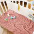Yagle Mate 4 3040 Pcs Baby Blankets,Fleece Checkered Blanket, Fluffy Small Crib Blankets for Girls, Toddler Receiving