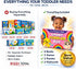 1, 2, 3, 4 TOYVENTIVE Educational Books, Flash Cards, and Puzzles - Birthday Gifts for and Year Old Boys, Toddler