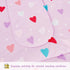 Sets, Set, Set Viviland Purple Heart Toddler Comforter Cute Girls Toddler Bedding Soft Microfiber Toddler Bed