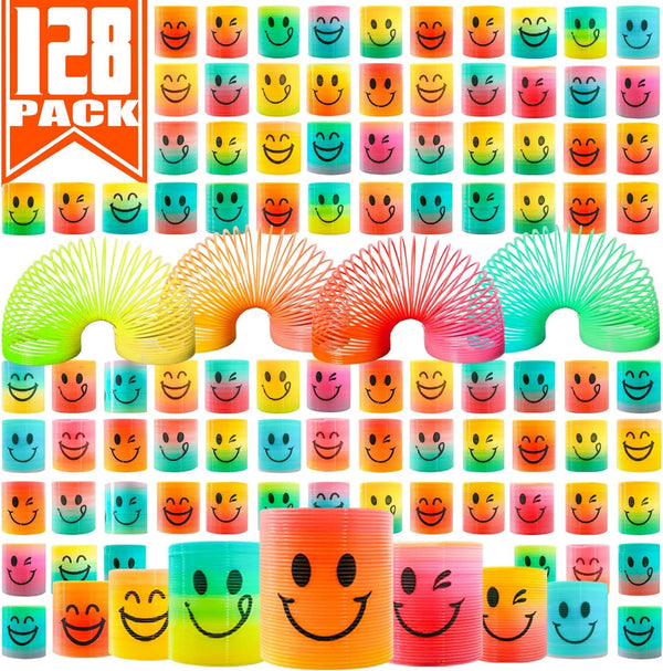 Cocurb 128 Pcs Mini Spring Party Favors for Kids 4-8,Fun Goodie Bag Stuffers