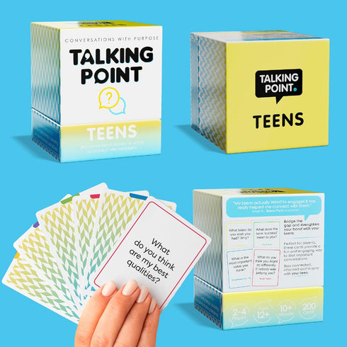 200 Conversation Cards for Teens - Engaging & Deep Questions to Build Trust, Encourage Self-Expression & Strengthen