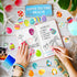 Waxkure 50 Pcs Egg Stickers, Basket Stuffers Basket StuffersDecoration Easter Egg Decoration, Easter Egg StickersEaster