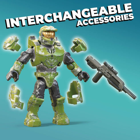 Mega Construx Halo Hijacked Ghost Vehicle, Halo Infinite Construction Set, Building Toys for Kids