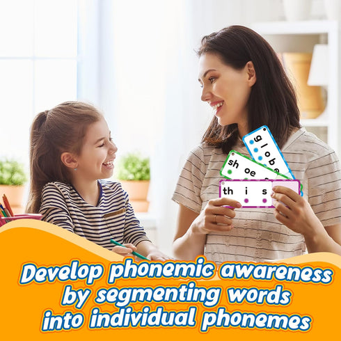 Blends & Digraphs Cards, Phonics Games for Toddlers Kids, Learn to Read, Spelling Reading Learning Activities