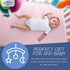 Abstract Pack 24"x38" Mini Crib Cotton Sheets - n Play Sheets Fitted- Ultra Soft Crib Sheets for Boys Girls Baby