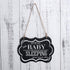 WINOMO Baby Sleeping Sign, "Shhh BABY SLEEPING" Please Knock Softly, Wood Decorative Nursery Hanging Plaque