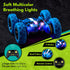 6-12, 4WD 360 Threeking New Remote Control Car RC Flip Stunt Double Sided Driving Cars Toys for Boys Girls Ages USB-C