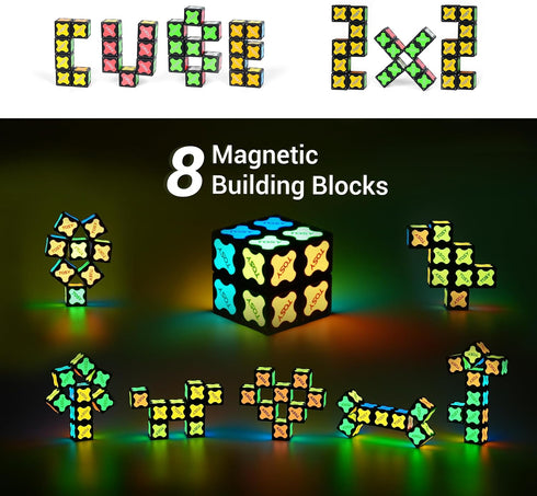 2x2 8 2in1 2x2x2 TOSY Magnet Cube - Blocks, Toy: Puzzle Cube and Customizable Infinity Cube, Easter Basket Stuffers
