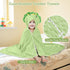 55x28 inch 1-5 FIOBEE Toddler Bath Towel with Hood Baby Towels, Large Soft Absorbent Kids Hooded Towels for Years Old