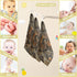 YETTASBIN 4 5 Pack Paisley Muslin Baby Hand Washcloths, Soft Cotton Bath Face Towel, Layers Extra Absorbent Feeding
