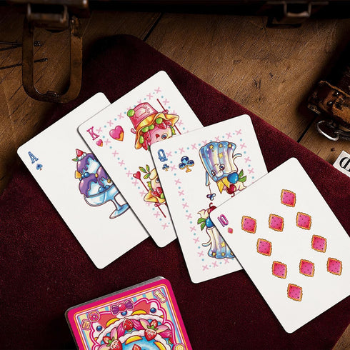 Adorable Sweet Treats Playing Cards - Cute Food for Adults, Friends, Family Games