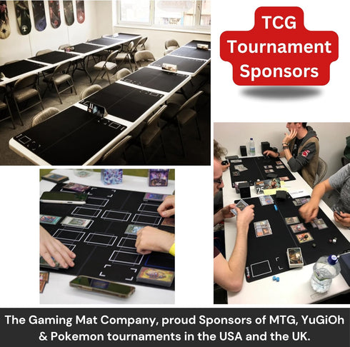 The Gaming Mat Company Poker, Dominoes, Bridge & Mahjong Table Mat - Blue 33" x 33" Premium Gaming Mat
