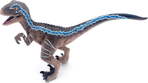 Gemini&Genius Dinosaur Toys Baby Velociraptor with Movable Jaw and Hands, Cake Topper, Collectible Action Figure
