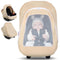 Metplus 2-in-1 Baby Car Seat Cover, Multi Use Cover for Baby Canopy with Privacy Sun Shade