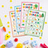 24 ceiba tree Spanish Bingo Game for Players Bilingual Vocabulary Bingo Board Game Cards Educational Toys for Words