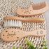 PLOVEGIFT Set, 2) Personalized Newborn Hairbrush And Comb Gift Customizable Name And Pattern, Wooden Comb And Goat