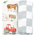 LifeTree Muslin Swaddle Blankets, Farm Animals Baby Swaddling Wrap Nursery Receiving Blanket