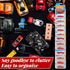 15 Pcs Model Car Display Cases Wall Mount, Holds Up to 225 Cars, Compatible with Hot Wheels, Diecast Blister Car