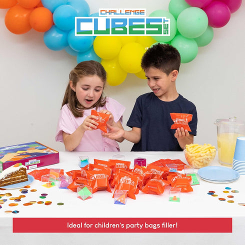 BONNYCO Brain Teaser Puzzles Cubes - Party Favors for Kids, Pack of 30 Pinata Goodie Bags Stuffers
