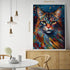 Cat Puzzles for Adults, 1000 Pieces Animal Kitten Portrait Painting, Challenging Art Puzzle