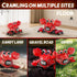 WINJOYMAX 360-Degree 2.4GHz 3 4 5 6 7 8 9 10 Remote Control Robot Crab Toy, Rechargeable With LED Lights And Music
