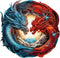 WOODBESTS Yin-Yang Dragon Wooden Puzzle for Adults, 300pcs in Beautiful Wooden Box