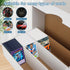 6 Pack 2340 Count Trading Card Storage Box, White Sports Card Organizer for Storing, Protecting and Organizing Soccer
